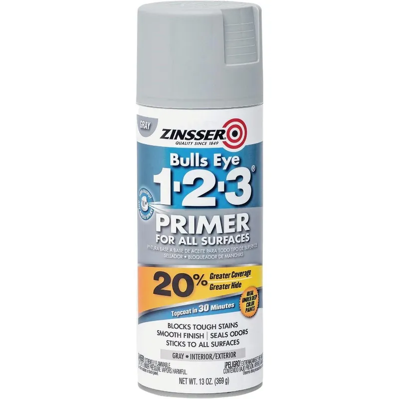 Zinsser 290971 Bulls Eye 1-2-3 Primer Spray 13 Oz Replacement MPN