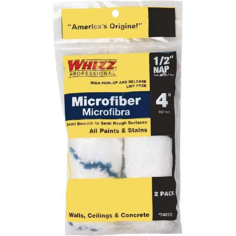 Whizz 74013 Xtra Sorb 4 In. Microfiber Roller Cover (2-Pack)