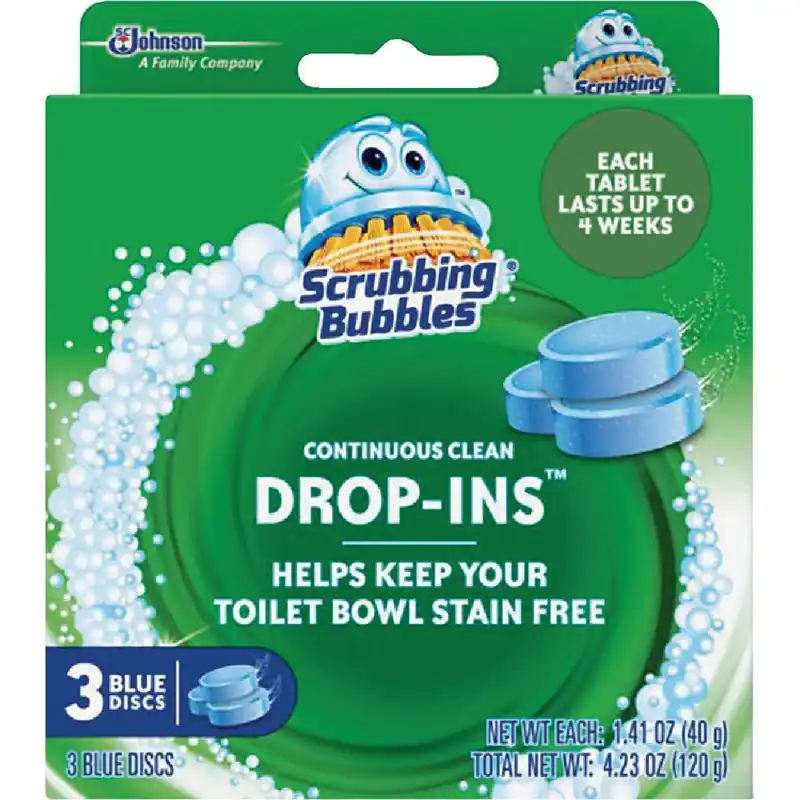 Scrubbing Bubbles 70480 Vanish Continuous Clean Drop-Ins Automatic Toilet Bowl Cleaner (3-Pack)