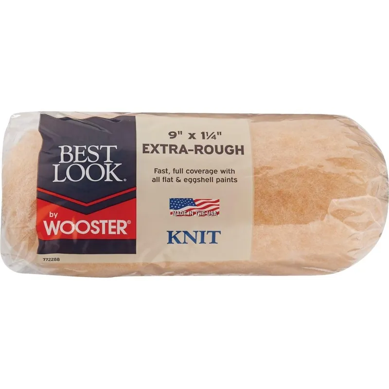 Best Look DR424-9 Knit Fabric Roller Cover 9 In. x 1-1/4 In.
