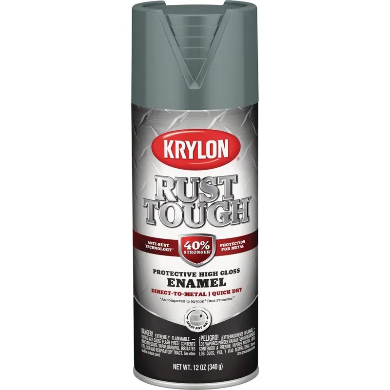 Krylon K09206008 Rust Tough 12 Oz. Gloss Alkyd Enamel Spray Paint