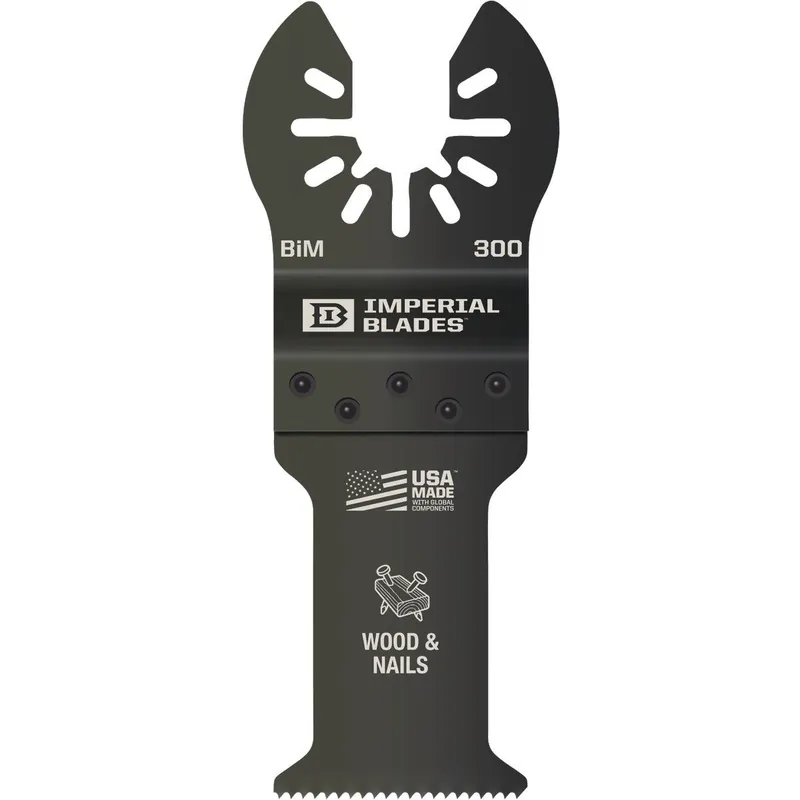 Imperial Blades IBOA300-1 ONE FIT 18 TPI 1-1/4 In. Wood/Nails Oscillating Blade
