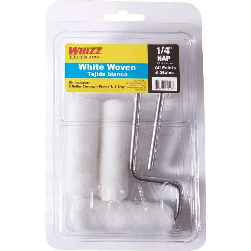Whizz 41610 Woven Trim Roller Kit 3 In. x 1/4 In.