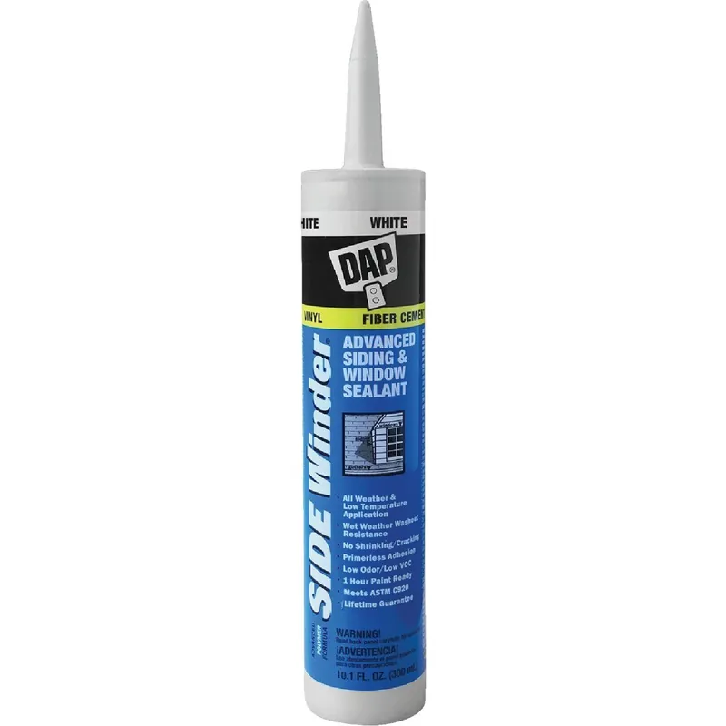 DAP 00801 Dap Side Winder 10.1 Oz. Advanced Siding & Window Polymer Sealant White