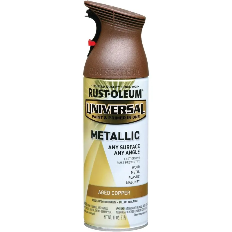 Rust-Oleum 249132 Universal 11 Oz. Metallic Aged Copper Paint