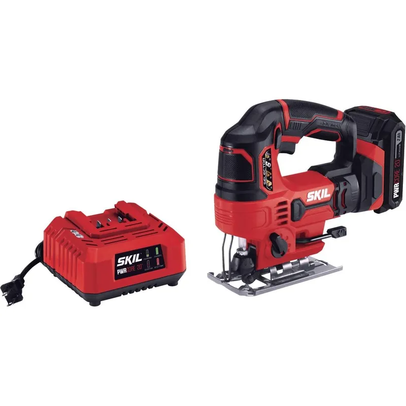 SKIL JS820302 PWRCore 20 Volt Lithium-Ion 2.0 Ah Cordless Jig Saw Kit