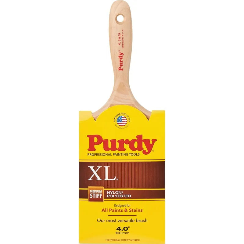 Purdy 144400340 XL Swan 4 In. Flat Wall Paint Brush