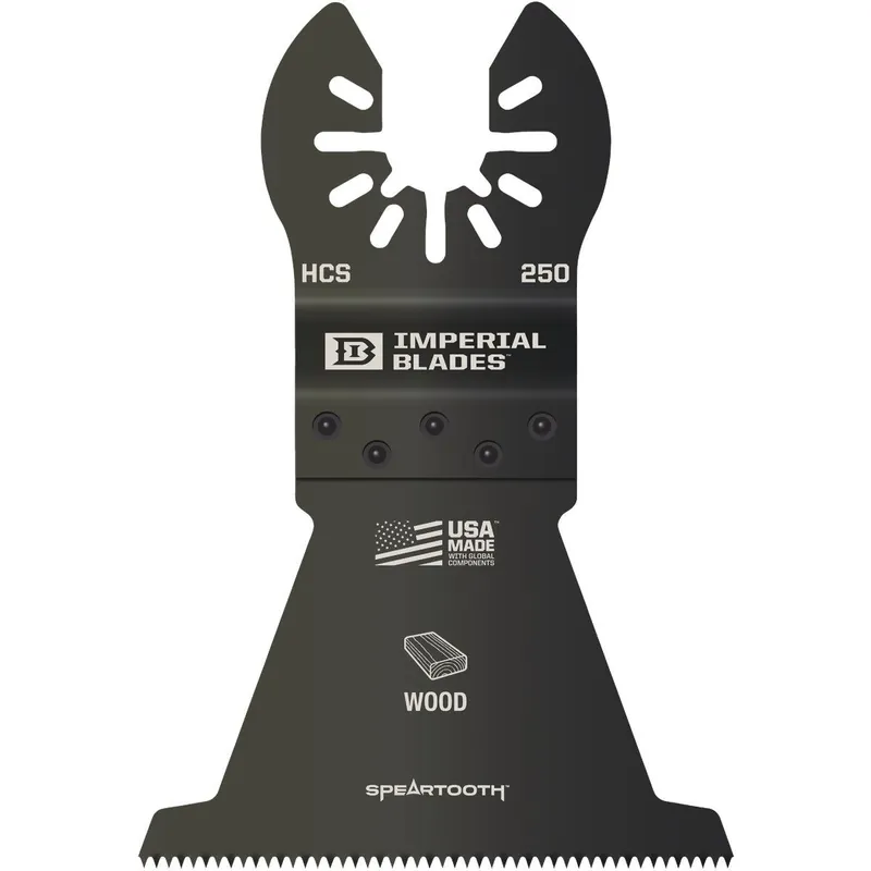 Imperial Blades IBOA250-1 ONE FIT 2-1/2 In. 12 TPI Speartooth Wood Oscillating Blade