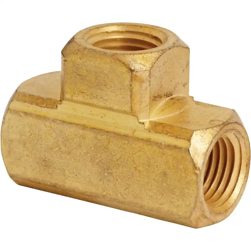 Milton S-655 MLIS-655 1/4 In. NPT Brass Female Air Hose Tee