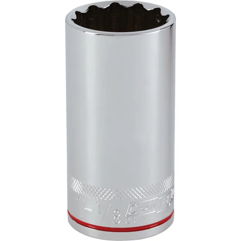 Channellock 327300 1/2 In. Drive 1-1/8 In. 12-Point Deep Standard Socket