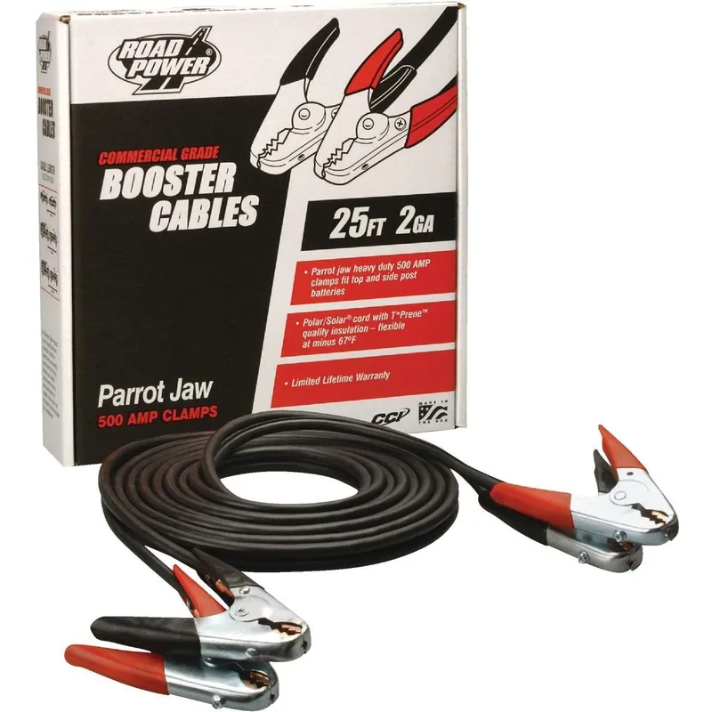 ROAD POWER 88620108 25' 2 Gauge 500 Amp Booster Cable