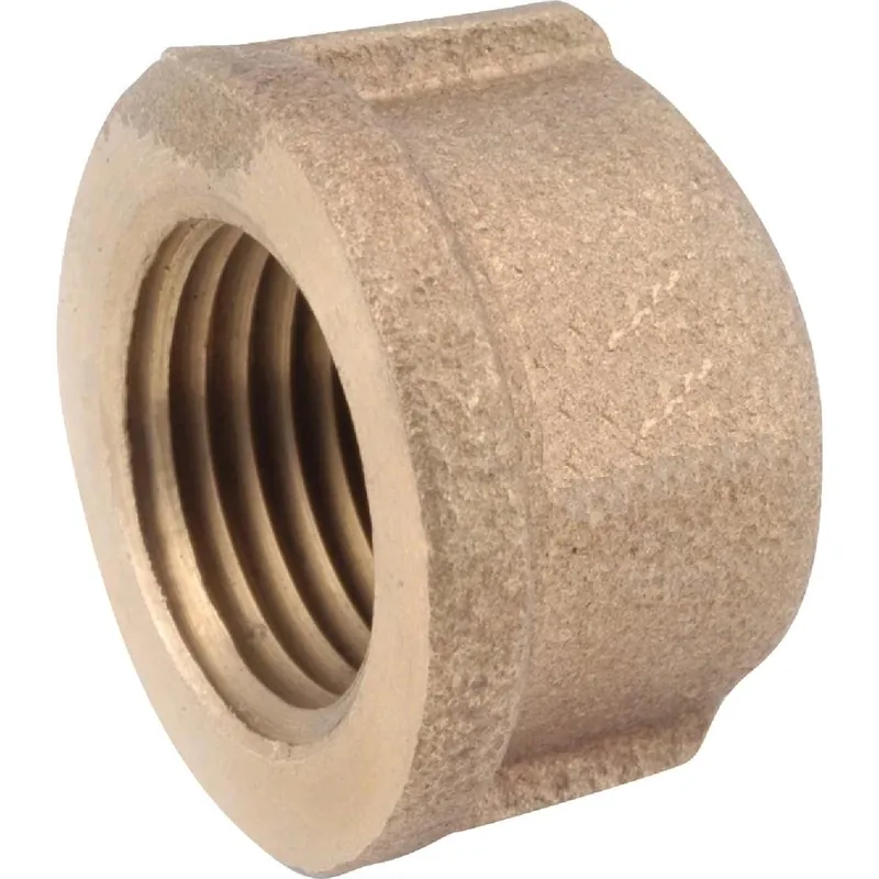 Anderson Metals 738108-08 1/2 In. Red Brass Threaded Pipe Cap
