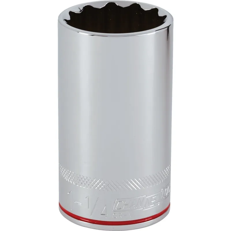 Channellock 302845 1/2 In. Drive 1-1/4 In. 12-Point Deep Standard Socket