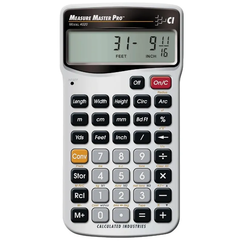 Calculated Industries 4020 Measure Master Pro Project Calculator