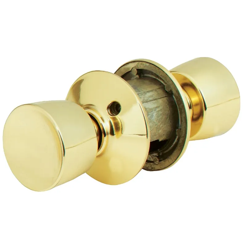 Schlage F10VBEL605 Bell Bright Brass Hall & Closet Door Knob