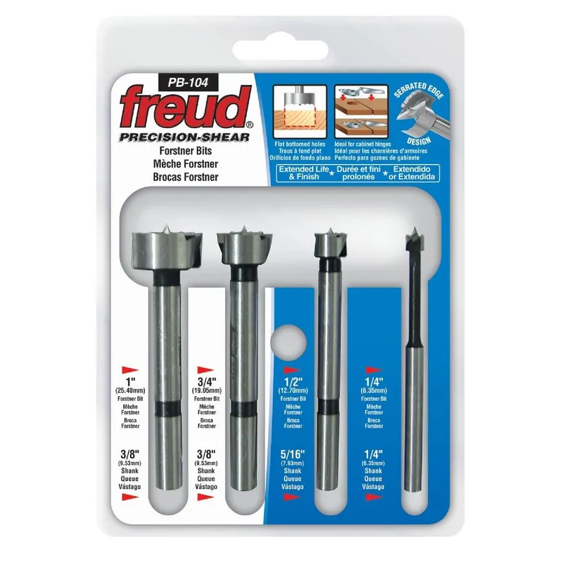 Freud PB-104 Forstner Bit Set (4-Pieces) Replacement MPN