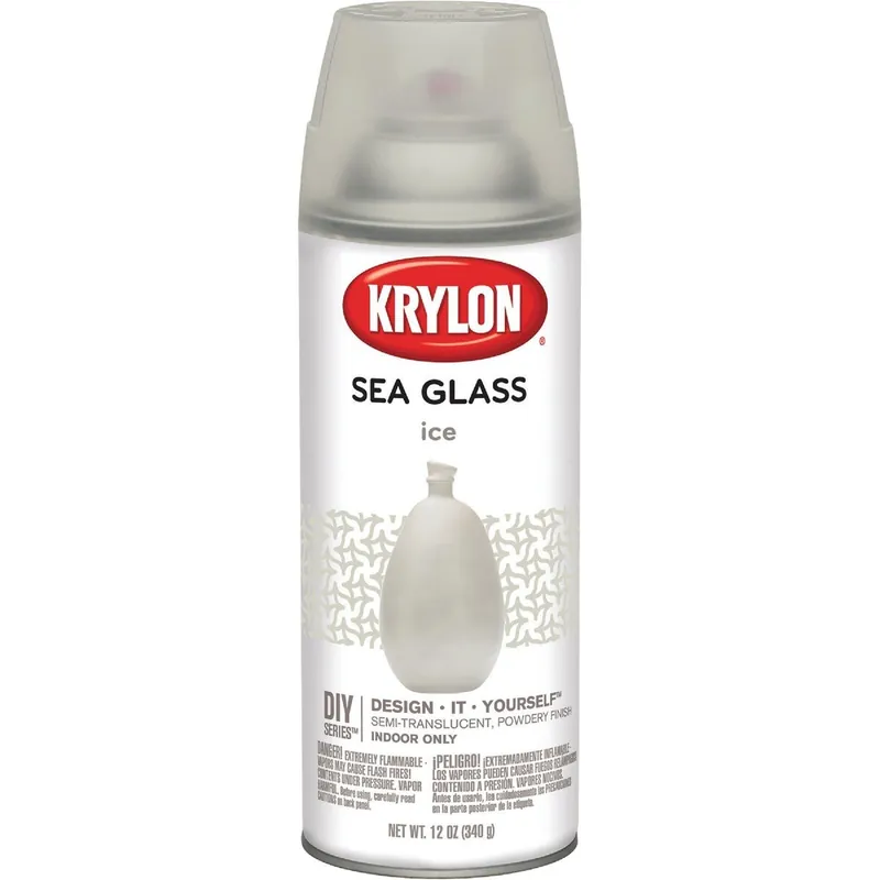 Krylon K09056007 Frosted Sea Glass Finish Spray Paint Ice