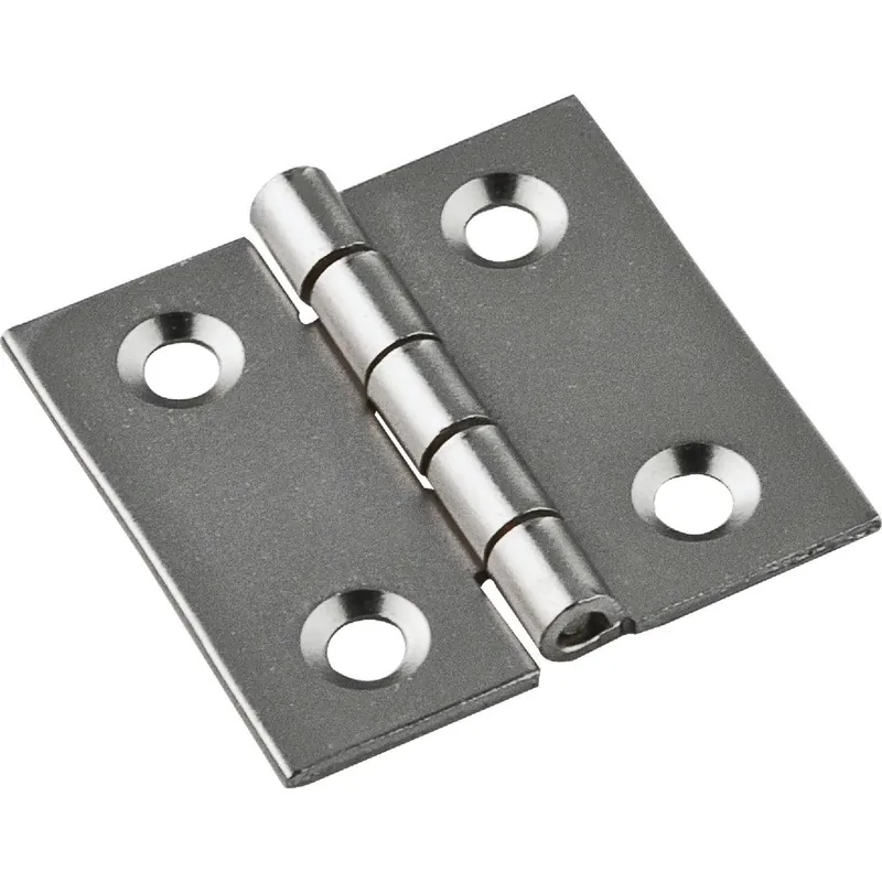 National N211013 Satin Nickel Broad Hinge 1 In X 1 In 4-Pack