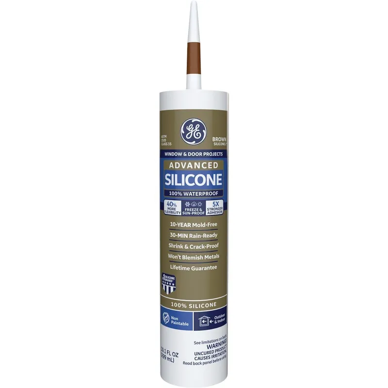 GE 2813701 Advanced Silicone 2 Window & Door Sealant 10.1 oz