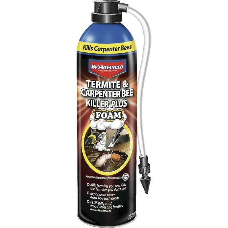 BioAdvanced 700420A Foam Carpenter Bee & Termite Killer 18 Oz. Replacement MPN