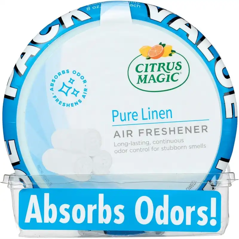 Citrus Magic 616472586 Linen Solid Air Freshener 8 Oz. (2-Pak)