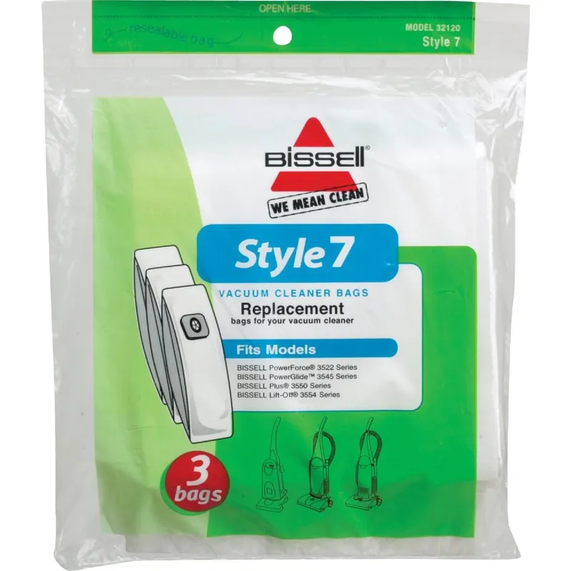 Bissell 32120 Style 7 Standard Vacuum Bag (3-Pack)