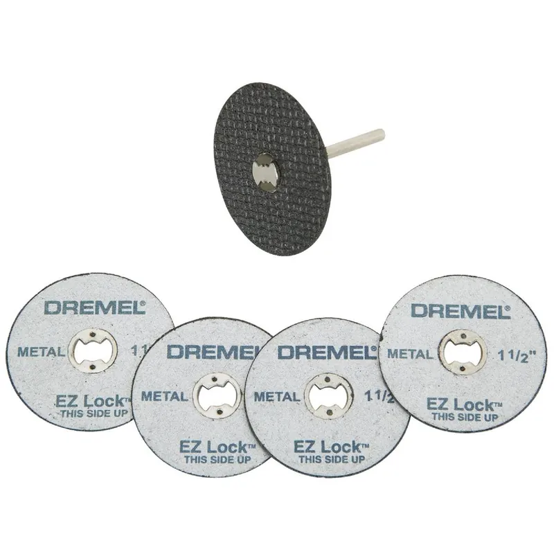 Dremel EZ406-02 Dremel EZ Lock Mandrel and Cut-Off Wheel Starter Rotary Tool Accessory Kit (5-Piece) EZ406-02