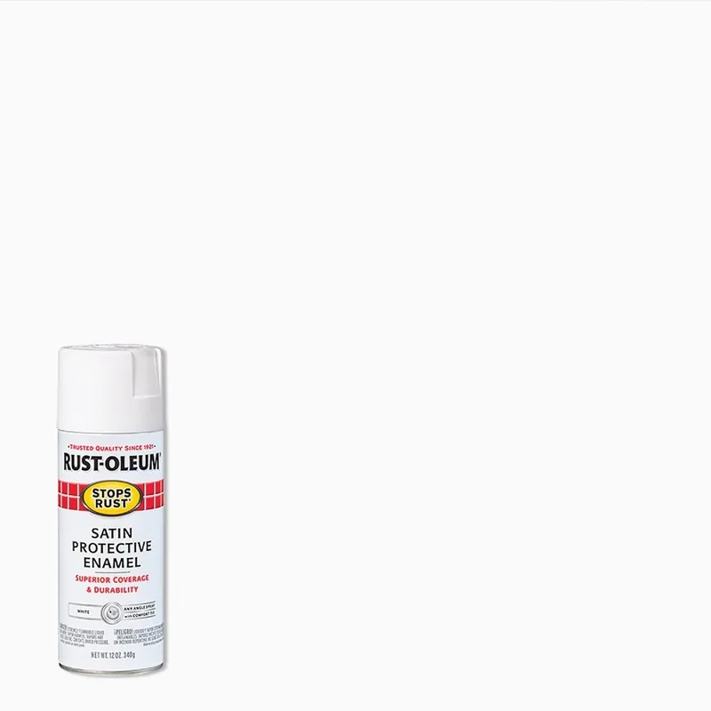 Rust-Oleum 7791830 Stops Rust Decor 12 Oz. Satin Spray Paint White