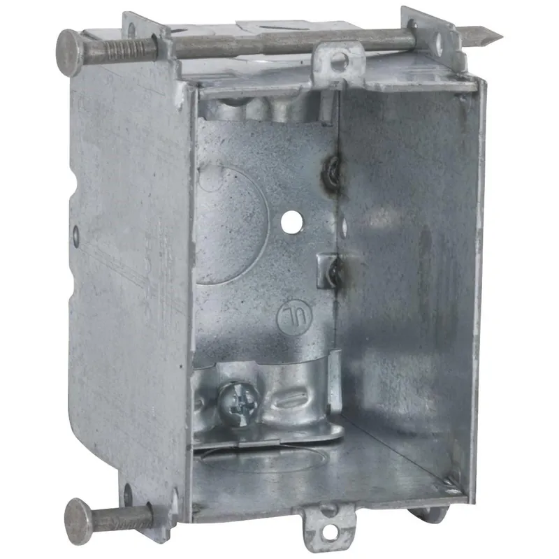 Southwire G602-NOR-UPC 1-Gang Steel Welded Wall Box