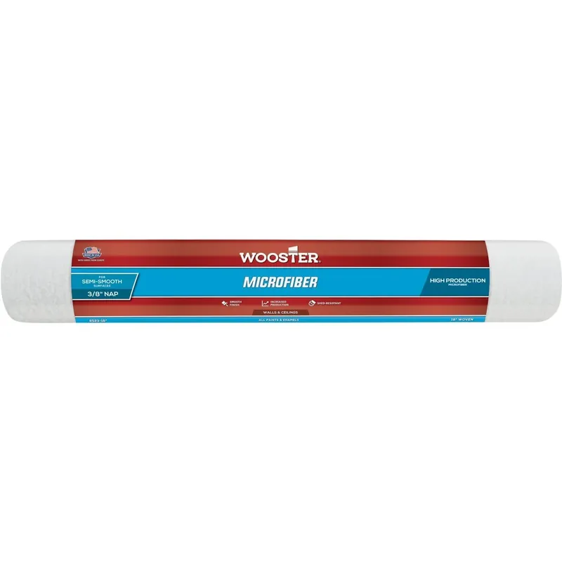 Wooster Brush R523-18 Microfiber Roller Cover 18 In. x 3/8 In. R523-18