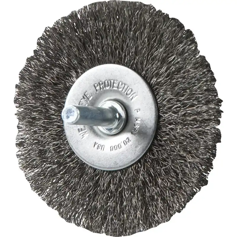 Weiler 36059 Vortec 3 In. Crimped Fine Drill-Mounted Wire Brush