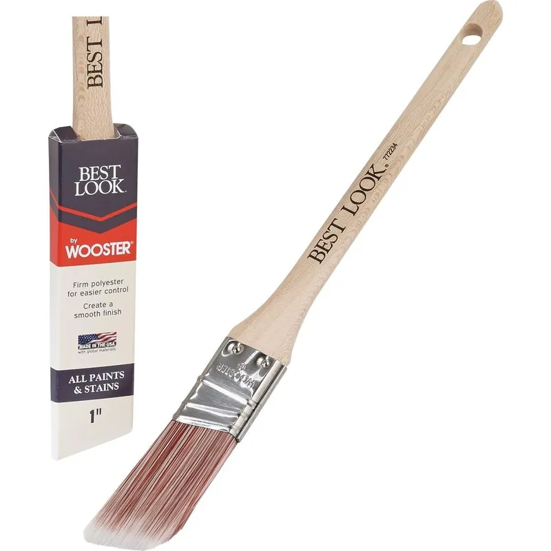 Best Look D4021-1 Wooster Brush 1 In. Thin Angle Sash Paint Brush