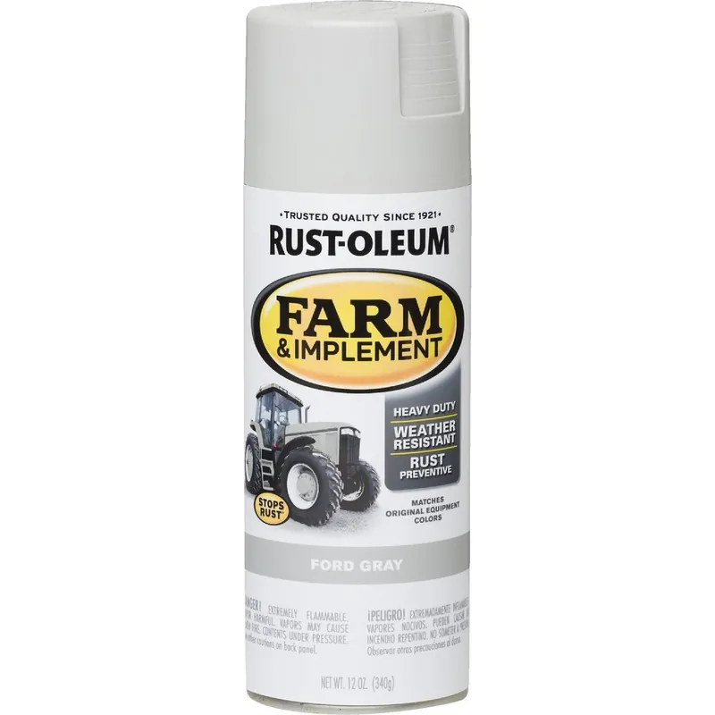 Rust-Oleum 280138 Ford Gray Farm & Implement Spray Paint