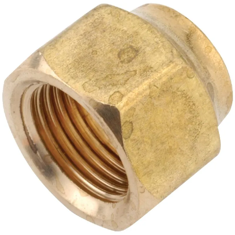 Anderson Metals 754020-1008 Brass Flare Reducing Nut 5/8 In. x 1/2 In.