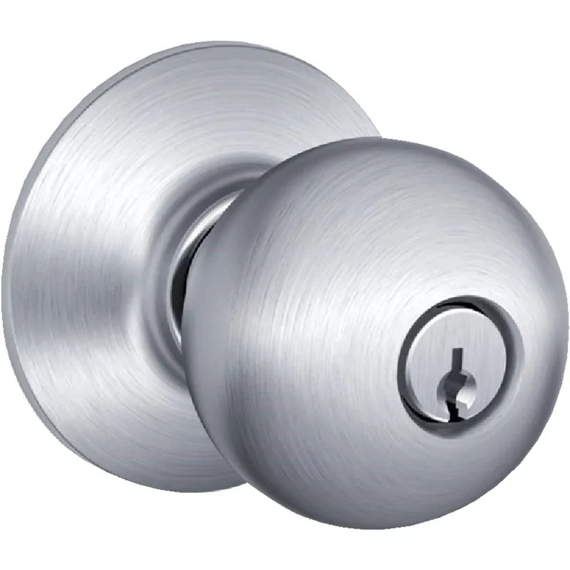 Schlage F51CSVORB626 Orbit Satin Chrome Entry Door Knob
