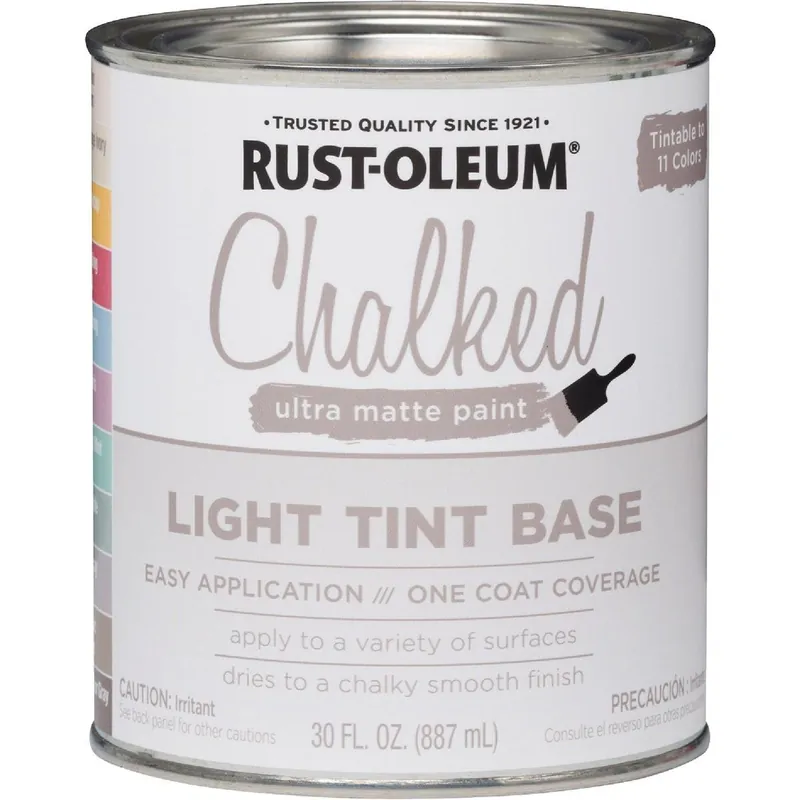 Rust-Oleum 287688 Chalked Light Tint Ultra Matte 29 Oz. Chalk Paint