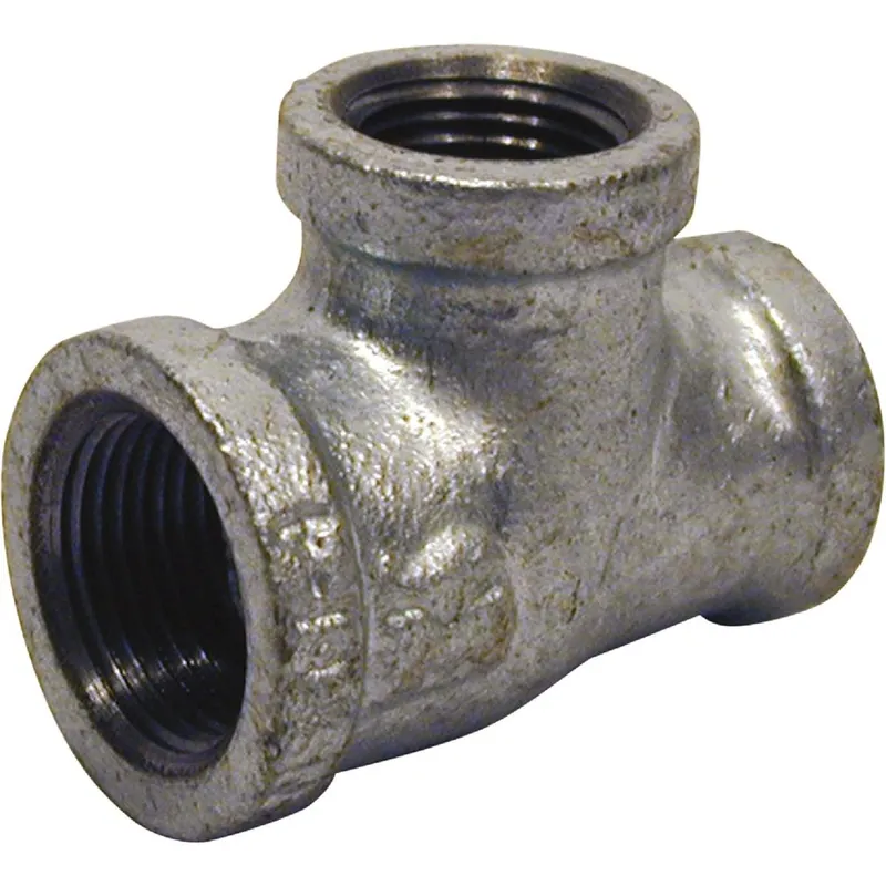 Southland 510-776BG Malleable Iron Reducing Galvanized Tee