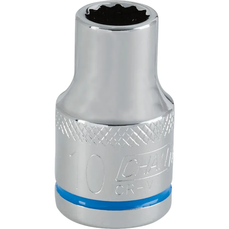 Channellock 397598 1/2 In. Drive 10 mm 12-Point Shallow Metric Socket