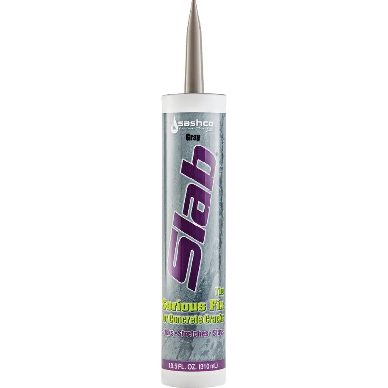 Sashco 16210 Slab Concrete Sealant 10.5 Oz Gray Concrete Sealant