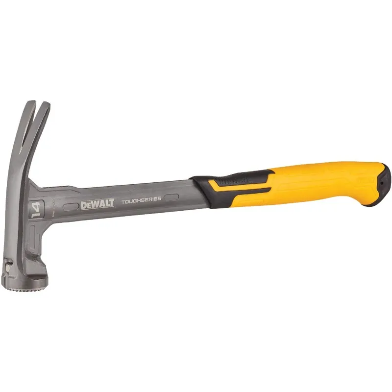 DeWalt DWHT51138X 14 Oz. Milled-Face MIG Weld Framing Hammer with Steel Handle