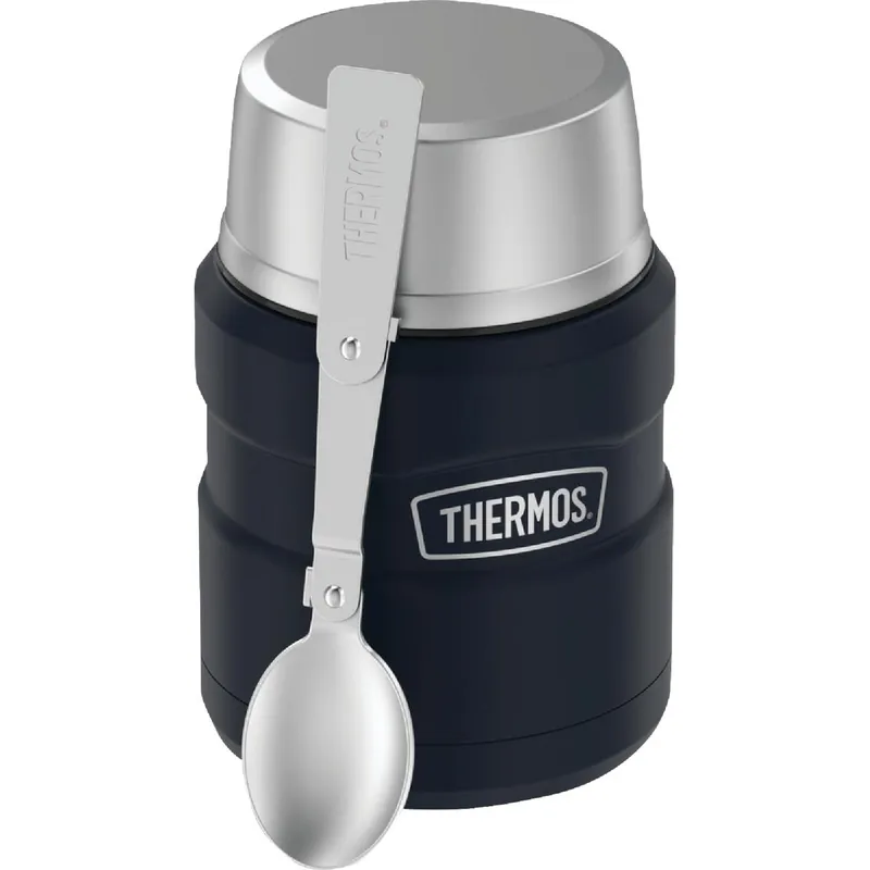 Thermos SK3000MDB4 Stainless King 16 Oz Matte Blue Stainless Steel Thermal Food Jar