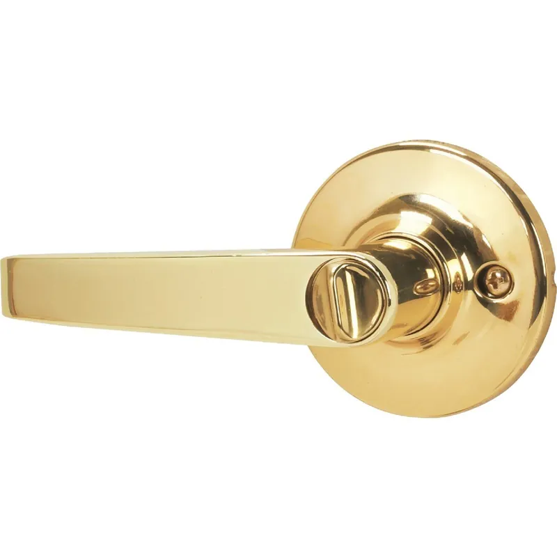 Steel Pro LH700B Polished Brass Entry Door Lever
