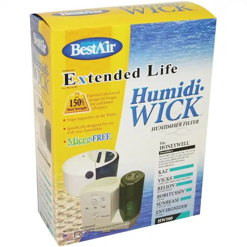 BestAir HW500-PDQ-3 Extended Life Humidi-Wick Humidifier Wick Filter