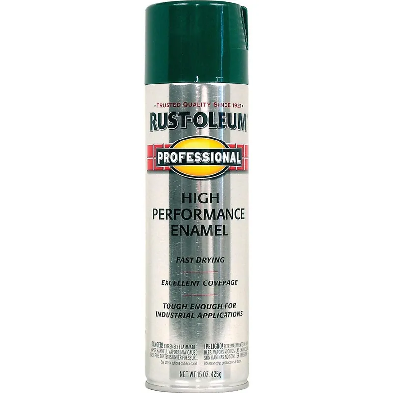 Rust-Oleum 7533838 Gloss Industrial Enamel Spray Paint 15 Oz Safety Green