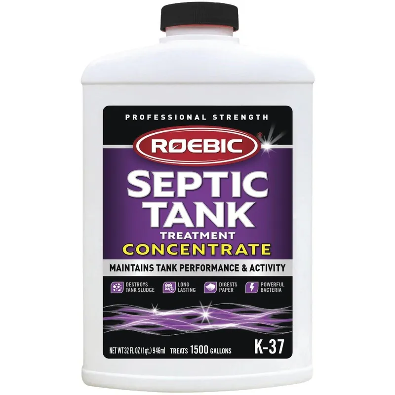 Roebic K37-Q-C1500-4 K-37 1 Qt. Concentrate Septic Tank Treatment