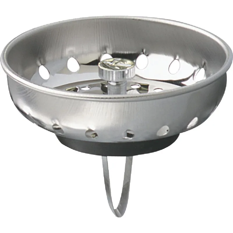 Keeney 1443-1SS 3-3/8 In. Stainless Steel Basket Strainer Stopper