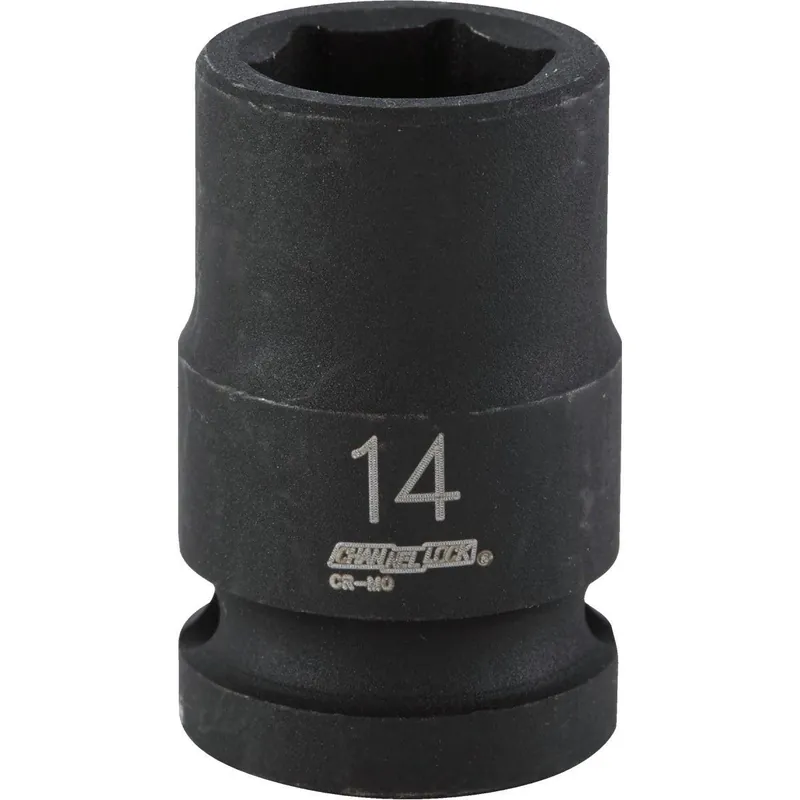 Channellock 315001 1/2 In. Drive 14 mm 6-Point Shallow Metric Impact Socket