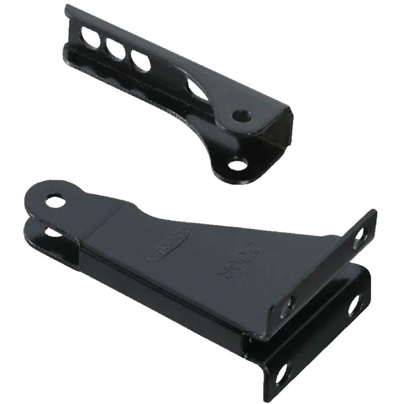 National N266221 Black Jamb Bracket Each
