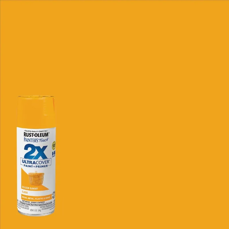 Rust-Oleum 334054 Painter's Touch 2X Ultra Cover 12 Oz. Gloss Paint + Primer Spray Paint