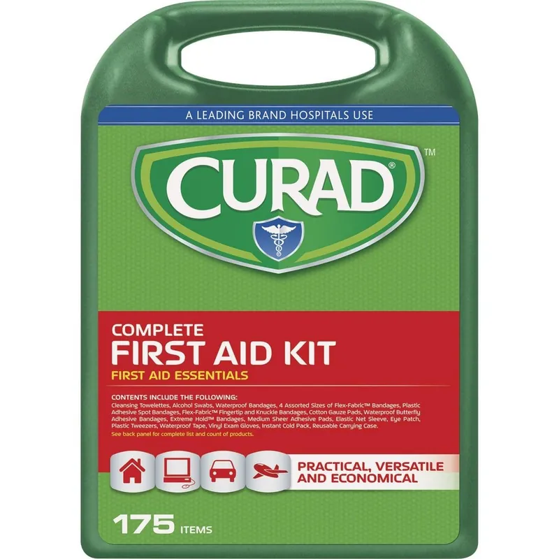 Curad CURFAK300RB Complete First Aid Kit 175-Piece